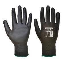 GUANTE PU MICROPOR NEGRO TALLA 9