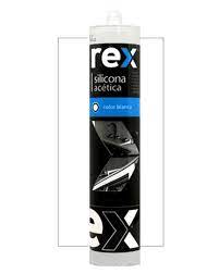 SILICONA REX ACETICA BLANCA FUNGICIDA 300ML