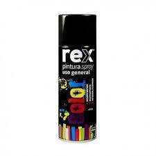 PINTURA SPRAY GENERAL REX NEGRO BRILLANTE 400ML