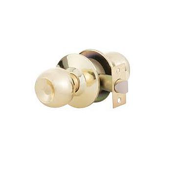 CERRADURA CILINDRICA OISTER 101 SIMPLE PASO BRONCE PULIDO