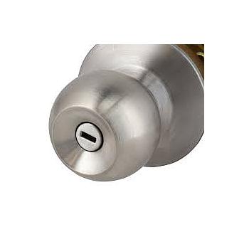 CERRADURA CILINDRICA OISTER BALL SIMPLE PASO INOX.